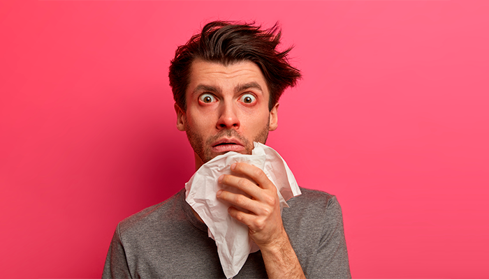 Fotografía para artículo sobre los síntomas del resfriado y cómo aliviarlos, para el blog de topfarma.